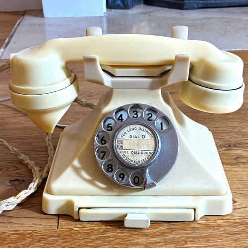 Original bakelite cream rotary - cream,