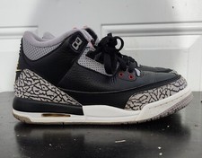 Air Jordan 3 Retro OG Black Cement 2018 854262-011 Size 6Y