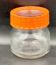1 Vintage Ravenhead Kilner Glass Jar 500ml With Screw Lid Orange