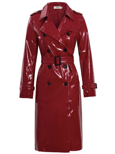 Womens maxi trench - womens, vinyl