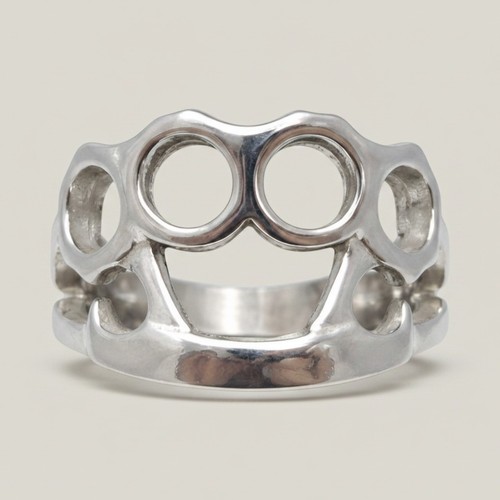 Solid sterling silver knuckle - silver,