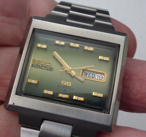 Seiko 5actus vintage gents - seiko, ss,