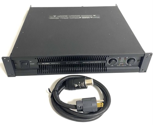 Qsc pl380 power amplifier - power, 8000