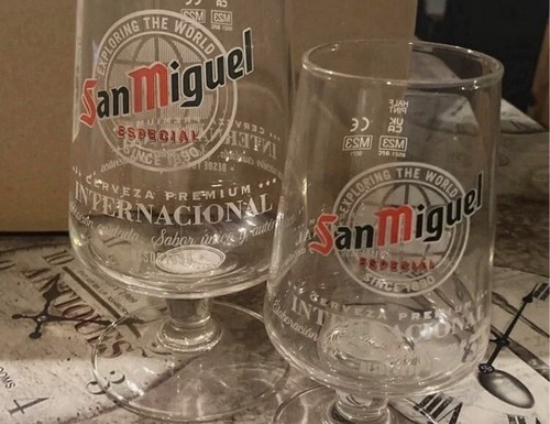 San miguel pint glass - san,