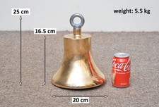 used ships bell vintage bronze ships bell  - FREE DELIVERY
