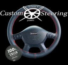 BLACK LEATHER STEERING WHEEL