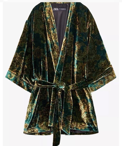 Zara velvet jacket - jacket, kimono