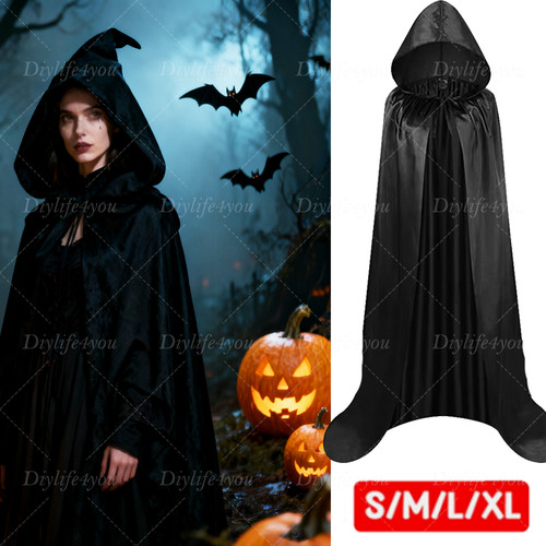 Adult polyester hooded - hooded, robe