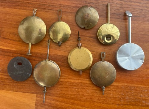 Job lot pendulum antique clock - pendulum,