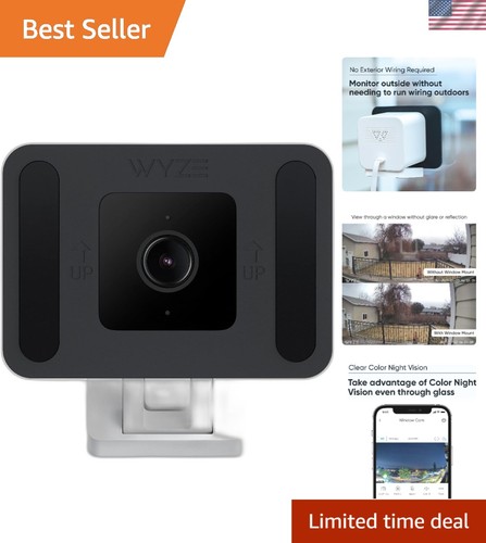 Window mounted security camera - window-mounted,