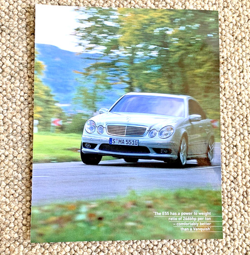 Mercedes e55 amg launch - mercedes,