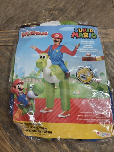 Super mario riding yoshi child - riding,