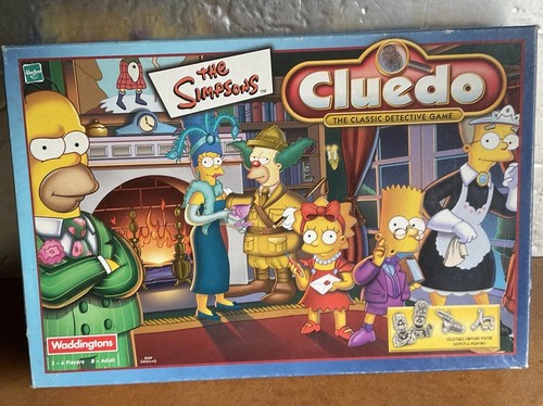 The simpsons cluedo board - the,