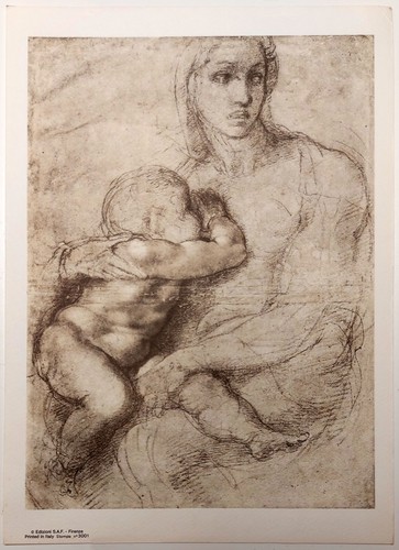 Madonna child michaelangelo - madonna, &