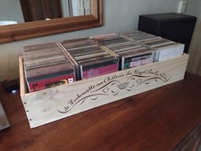 CD Storage ~ Wine Box, Crate