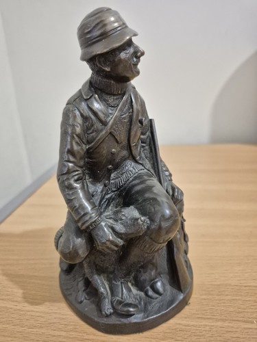Vintage cold cast gamekeeper - cold,
