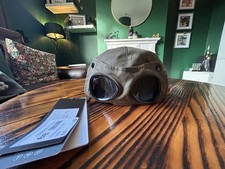 C.P. COMPANY CAP WITH GLASSES NEW ARMY GREEN SIZE S CP GOGGLE HAT HOOLIGAN jnr