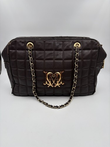 Love moschino brown quilted - moschino,