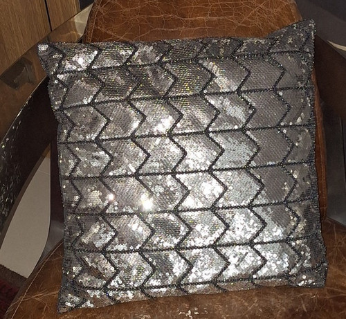 Sequinned silver pretty - sequinned,