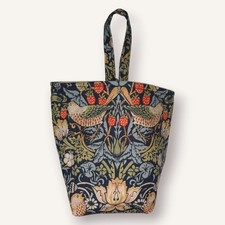 William Morris Hanging Storage Basket Floral Fabric Wall Organiser