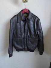 Leather A-2 Aviator Jacket Wested Leather Company Mens Size Large Indiana Jones