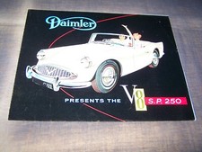 Top Rarity Stunning Brochure Daimler SP 250 V8 1963!!!