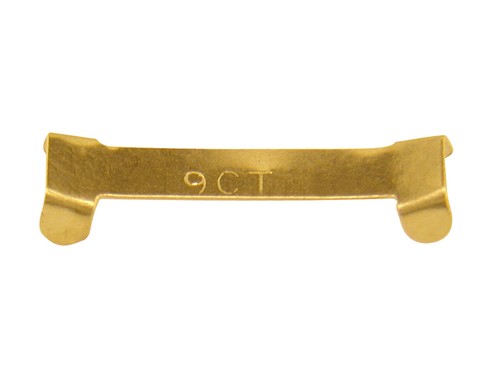 9ct gold ring - clip, reducer