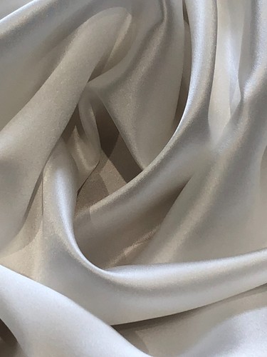 Pure silk crepe - , satin,