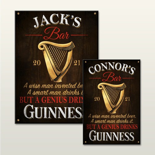 Personalised guinness retro - guinness,