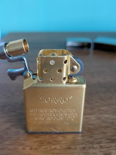 Zorro sealed bottom zippo - zorro,