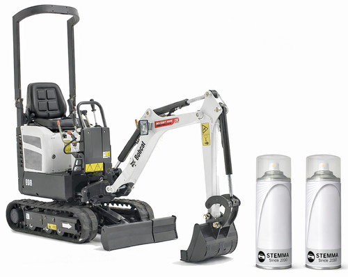 Bobcat grey micro mini digger - grey,