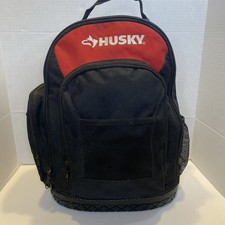 Husky 18” Pro Tool Backpack Heavy Duty Rubber Bottom  - Storage Bag H-68003-03