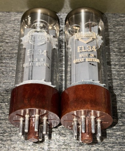 Beautiful 1958 pair mullard - beautiful,