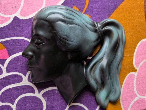 Vintage cortendorf wall mask - wall,