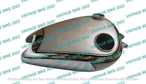 Bsa b31 silver chrome petrol - b31,