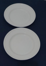 2 LARGE VINTAGE ENAMEL PLATES