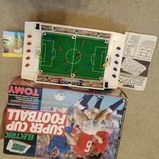 Vintage Tomy Super Cup Football Electronic Game Original Box Working and tested