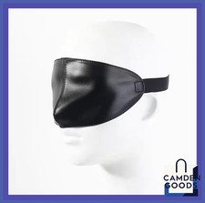 Black Leather Bondage Mask
