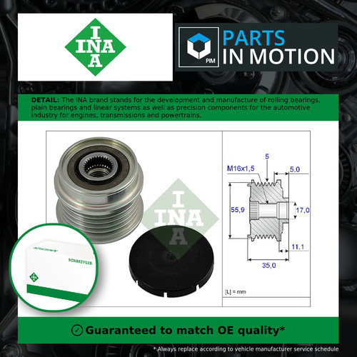 Overrunning alternator pulley - overrunning,
