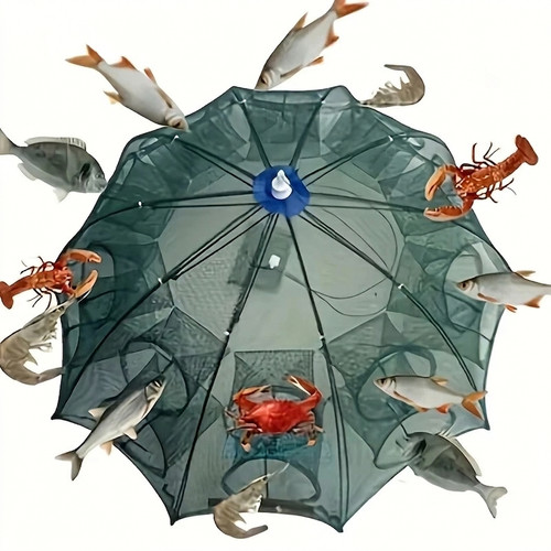 Foldable fishing shrimp trap - foldable,