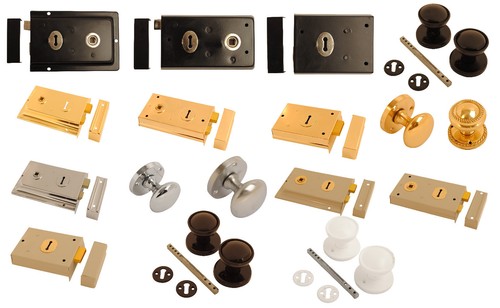 Rim door locks knobs - rim, &