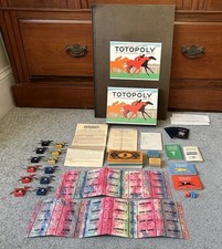 Vintage 1940s Totopoly Board