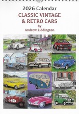 2026 Classic, Vintage & Retro cars calendar