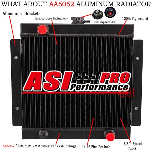Row aluminium radiator - row,