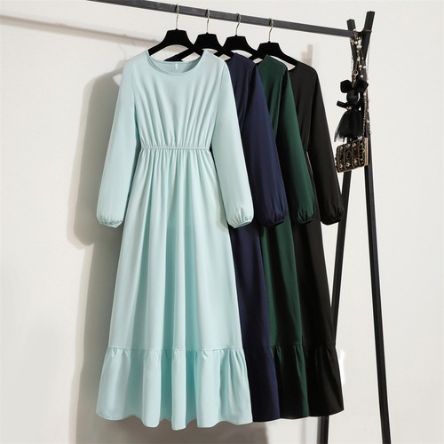 Modest women muslim maxi dress - muslim,