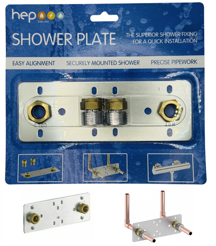Shower plate concealed fixing - shower,