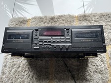 DENON DRW 585 Stereo HIFI Separates TWIN CASSETTE PLAYER No remote Derby