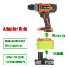 1 Adapter for Ryobi 18V One+ Battery To Power for Ridgid 18V Cordless Tools