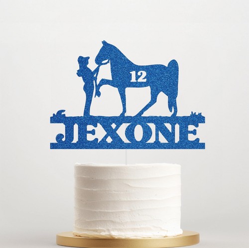 Personalised horse with girl - with,