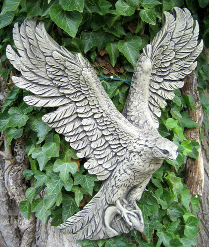 Osprey wall plaque with fish - with,